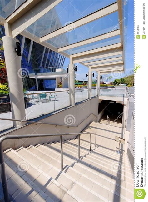 Standard risers are around 200mm, so aim for this. Staircase with glass roof stock photo. Image of yong, railing - 9233198