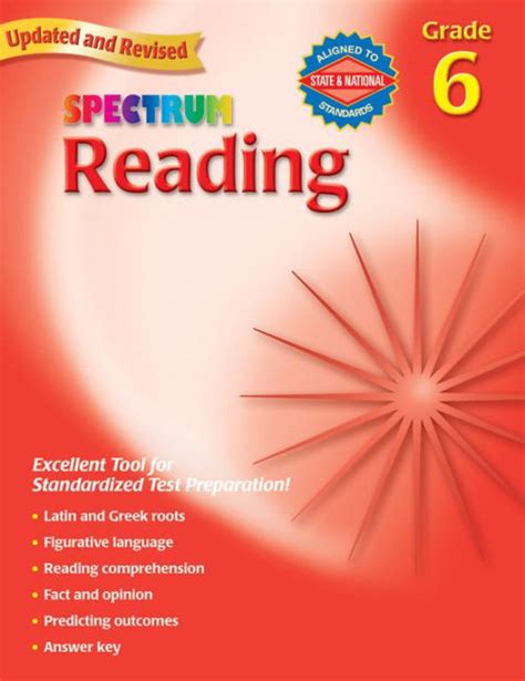 Spectrum Reading Grade 6 By Spectrum Paperback Barnes And Noble