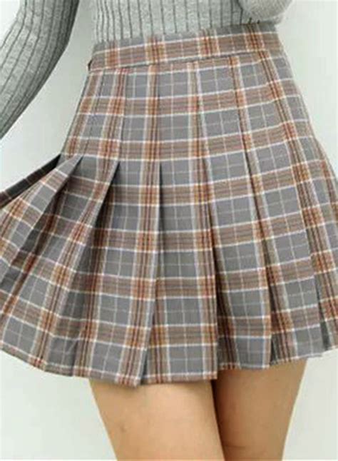 fashion plaid pattern pleated mini skirt victoriaswing mini skirts pleated skirt pattern