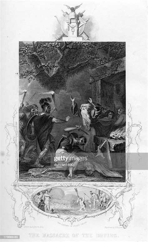 Massacre Of The Druids High Res Vector Graphic Getty Images