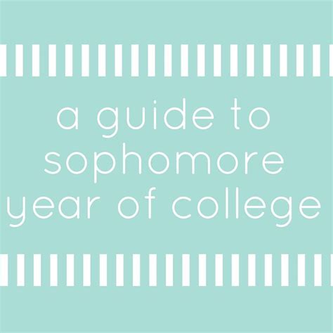 Sophomore Year Advice College Student Tips And Advice For Your Second