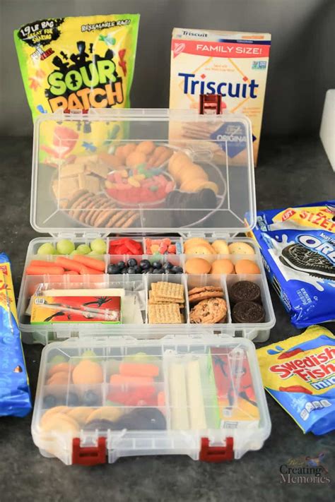 Make Traveling Easier Try These Easy Diy Road Trip Snack Box Kit Ideas