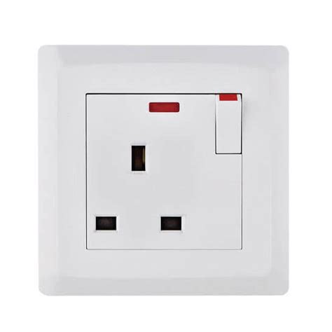 Mgt V13l Switch Socket Uk1 X 13a Neon Free Base Quincaillerie A1s