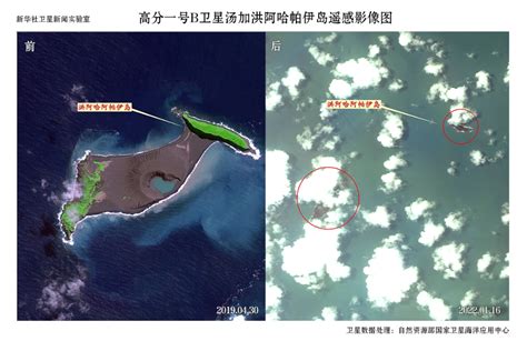 In Pics Before And After Satellite Images Of Volcanic Eruption In