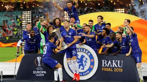 Chelsea Beat Arsenal 4 1 To Win Europa League Final Bbc Sport