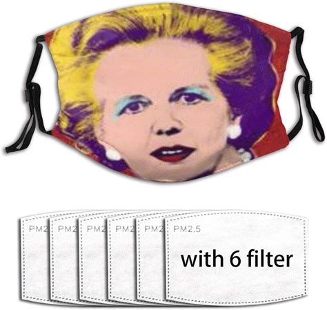 Margaret Thatcher Face Dust Breathable Mask With 6 Pcs Filters Amazon