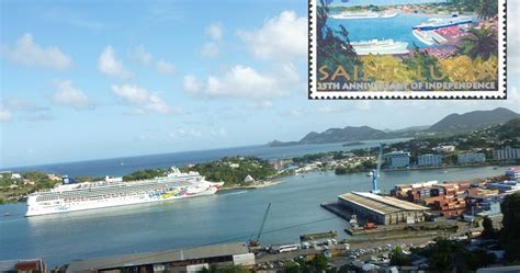Photo Ops Philatelic Photograph Port Of Castries Castries St Lucia