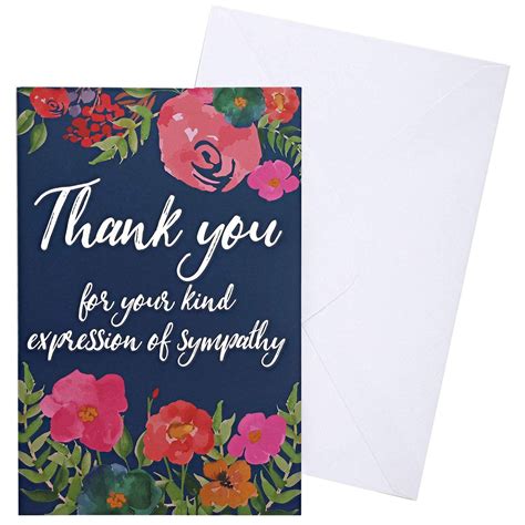 Office Thank You Sympathy Card Messages