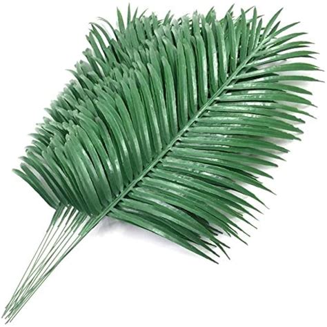 12 Pack Artificial Palm Plants Leaves Faux Fake Tropical Large Tree