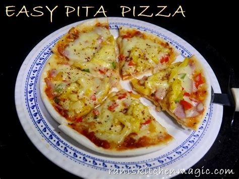 So here is how to make my superfast pitta bread pizzas! Easy Pita Bread Pizza Recipe(Quick and healthy Mini Pizza)