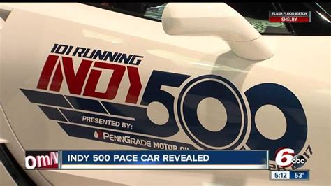 2017 Indy 500 Pace Car Unveiled Indianapolis In