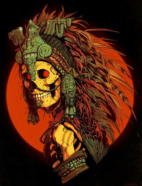 Aztec Skeleton By On Deviantart