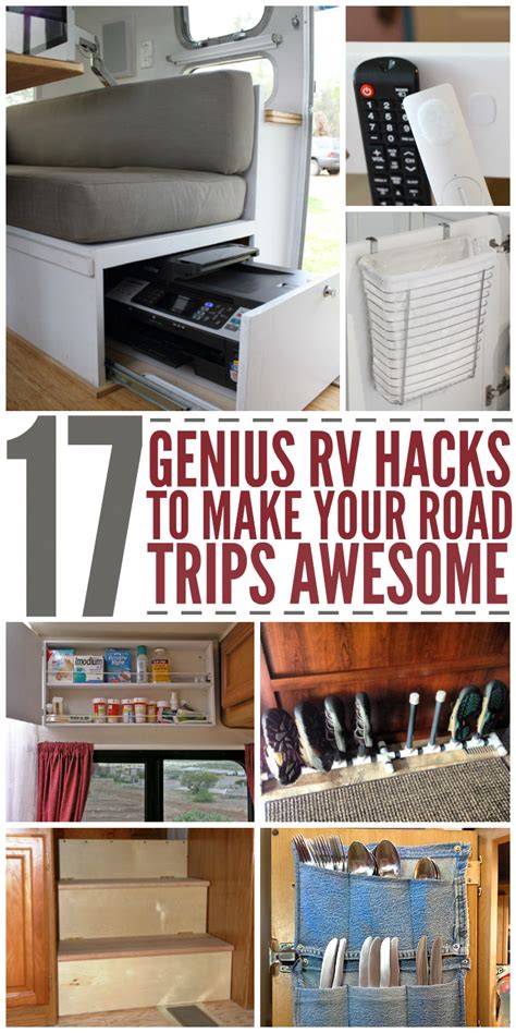17 Rv Living Tips To Make Your Road Trips Awesome Camping Hacks Diy