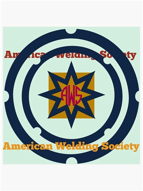 American Welding Society Sticker For Sale By Amitbhaskar Redbubble