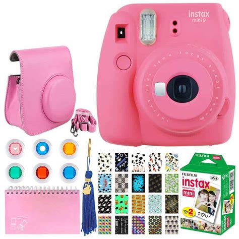 Photo4less Fujifilm Instax Mini 9 Instant Camera Flamingo Pink
