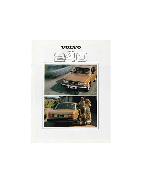 1979 Volvo 240 Series Brochure Dutch
