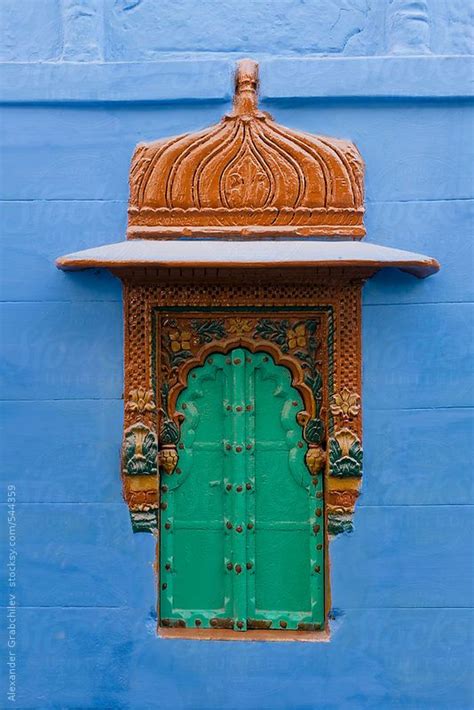 Traditional Window In Blue City By Stocksy Contributor Alexander