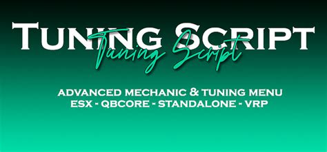 Paid Advanced Tunning System Mechanic Car Tune System Esxqbcore