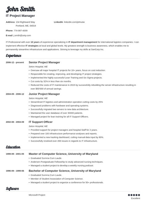 In this example, peter duffy's relevant qualifications in online retail. Best Resume Templates for 2021 (14+ Top Picks to Download)