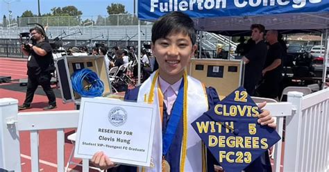Meet Clovis Hung A 12 Year Old Boy From California Who Graduated From