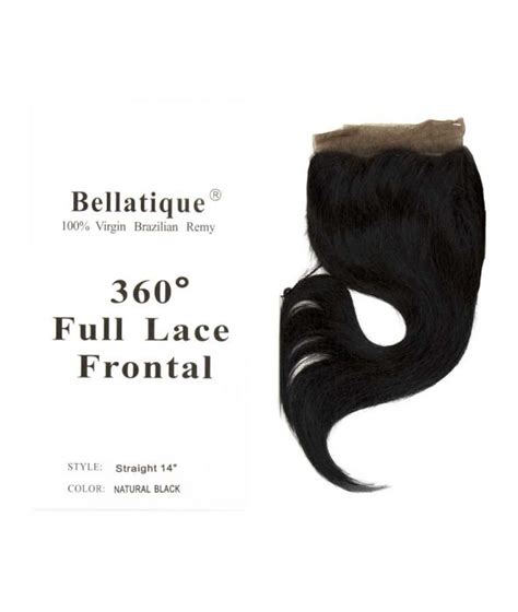 Bellatique 100 Virgin Brazilian Remy 360 Full Lace Frontal Straight Sisters Virgin Hair