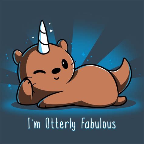Get The Denim Blue Im Otterly Fabulous T Shirt Only At Teeturtle