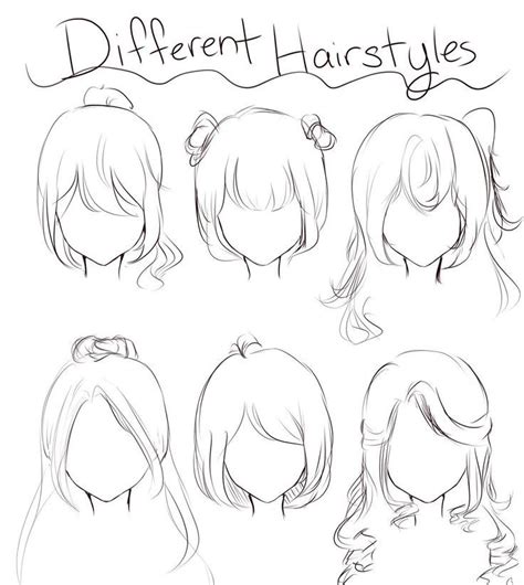 Untitled Anime Drawings Tutorials How To Draw Hair Hair Sketch