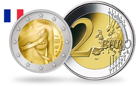 Monnaie De 2 Euros 25 Ans Lutte Contre Le Cancer Du Sein 2017 Stefm