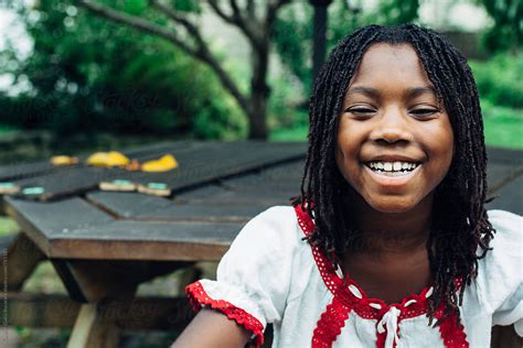 Smiling African American Girl By Stocksy Contributor Gabi Bucataru