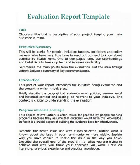 How To Write A Work Report Template 6 Professional Templates