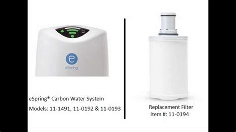 amway water filter get the right replacement espring filter for your amway system youtube