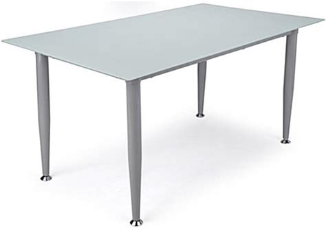 Store up to three height settings for easy, reliable adjustment throughout the day. Frosted Glass Whiteboard Desk | Smooth Surface