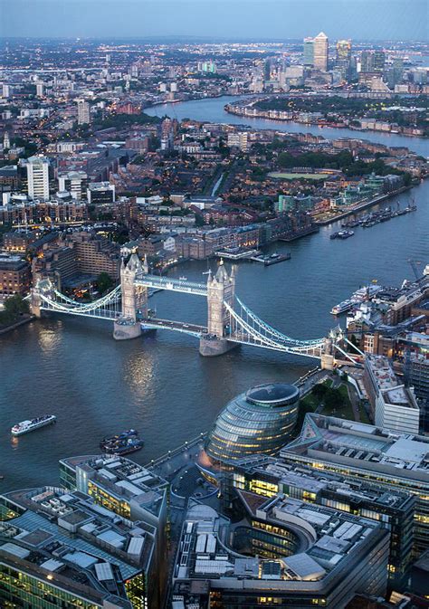 Birds Eye View Of London Skyline Photograph By Paul Mansfield