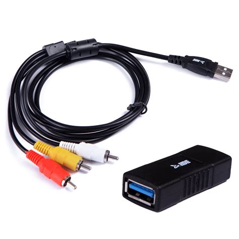 Hde 3 Rca To Usb Audiovideo Av Camcorder Adapter Cable For Tvmacpc
