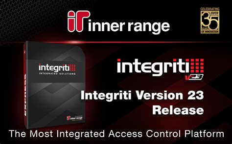 Integriti Version Has Been Released Inner Range