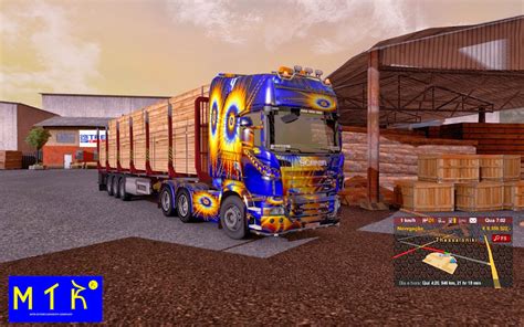 Euro Truck Simulator 2 1.8 2.5 Download - MTRMARIVALDOTADEU: Euro Truck Simulator 2 - TZ Log Trailer v 1.8.2.5 by