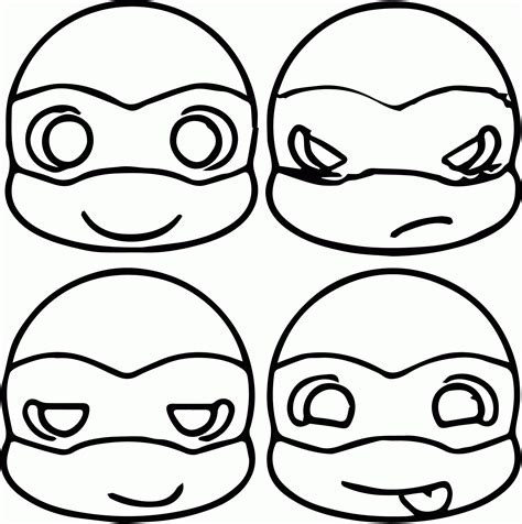 63 teenage mutant ninja turtles pictures to print and color. Teenage Mutant Ninja Turtles Free Printable Mask | Free Printable