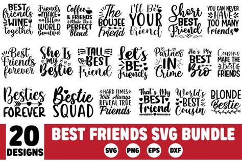 5 Best Friend Craft Svg Designs And Graphics