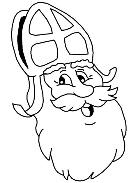 Sint kleurplaten Sinterklaas