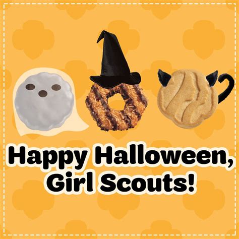 Trick Or Treat Girl Scouts Have A Safe And Happy Halloween Girl