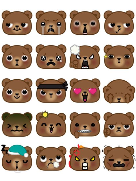 Bearoji Cute Bear Emoji Stickers Apps 148apps