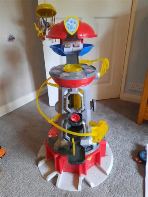 Paw Patrol Mighty Pups Super Paws Lookout Tower Playset With Lights And