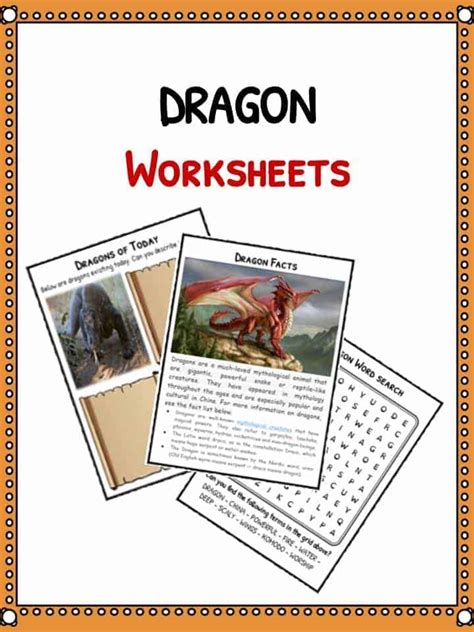 Dragon Facts, Worksheets & Mythical Creature History For Kids