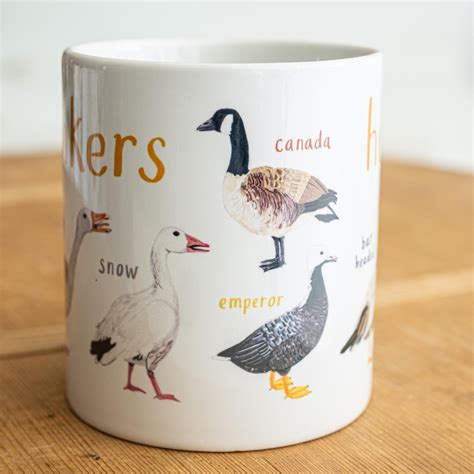 Honkers Ceramic Bird Mug Sarah Edmonds Illustration
