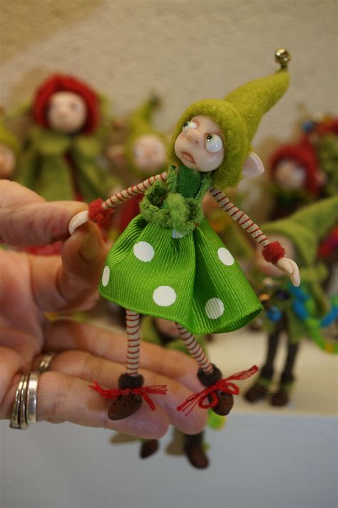 Ooak Polymer Clay Poseable Art Dolls By Dinkydarlings Elves Gnomes