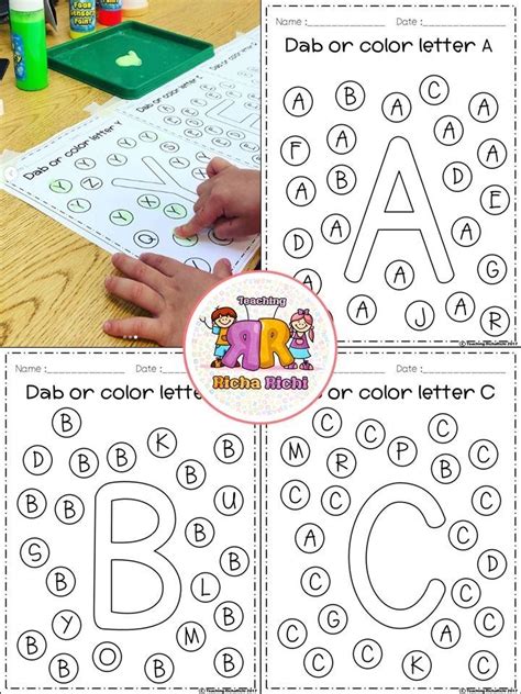 Kindergarten Alphabet Worksheets To Print Preschool Worksheets 6 Best