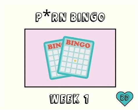 Prn Bingo Adult JOI Game Etsy