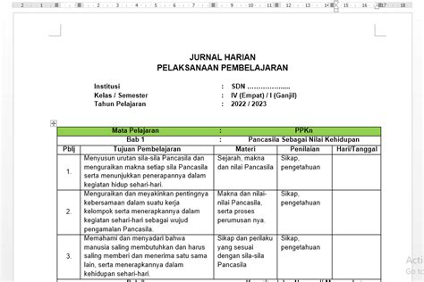 Contoh Format Penilaian Harian Kurikulum Merdeka Imagesee Riset