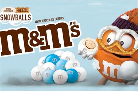 Mandms White Chocolate Pretzel Snowballs Will Be The Holiday Candy Hit