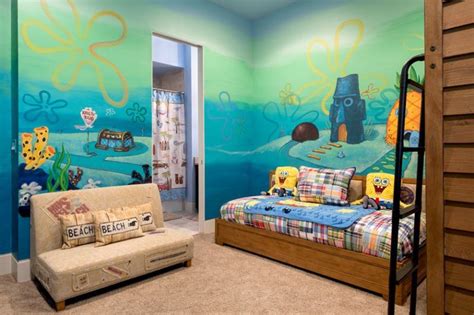 Spongebob squarepants themed room design ~ home decorating. 58 Top Photos Spongebob Bedroom Decor / SpongeBob ...